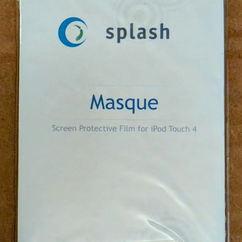 Splash Masque Clear Screen Protector Film for iPod Touch 4 4G 3-Pack-Invisible